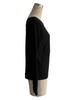 Autumn Asymmetric Crossed Shoulderless Design Lace Splicing T-Shirt Women's Long Sleeve Skinny Versatile Closet Essential Fashion Items Shirt