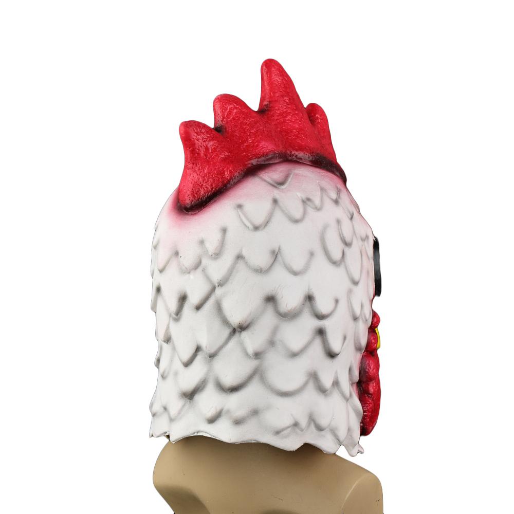 Miami Haan Cosplay Masker Latex Hotline Dieren Maskers Kippenkop voor Halloween Feest Maskerade Grappig Nieuw Persoonlijkheid Volwassene