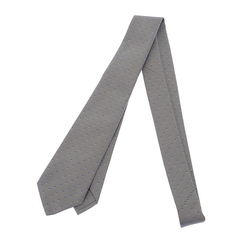LOUIS VUITTON  M77847 tie gray silk mens