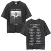 Yungblud IDOLS Album Tour T-Shirts für Herren und Damen Kleidung Gewaschenes Vintage Kurzarm-T-Shirts Übergroßes Lässiges Baumwoll-T-Shirts