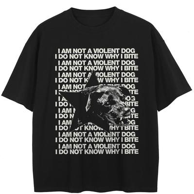 Streetwear Lustiges Grafik T-Shirt Baumwoll T-Shirt Unisex Oberteile Kurzarm T-Shirt