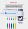 UV Toothbrush Sterilizer & Holder with Automatic Toothpaste Dispenser