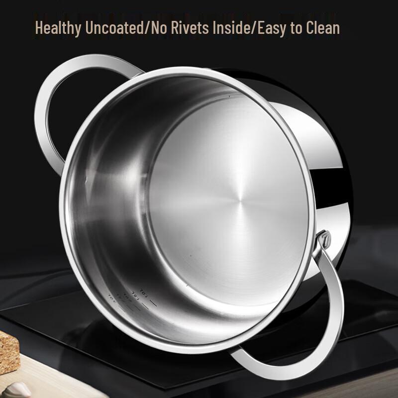 KOBACH 24cm 304 Stainless Steel 2-Layer Multi-Cooker Steamer Pot
