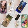 Cartoon German Shepherd Dog Cell Phone Case for Samsung Galaxy S26 Ultra S25 S24 S23 S22 S21 S20 Note10 Cover