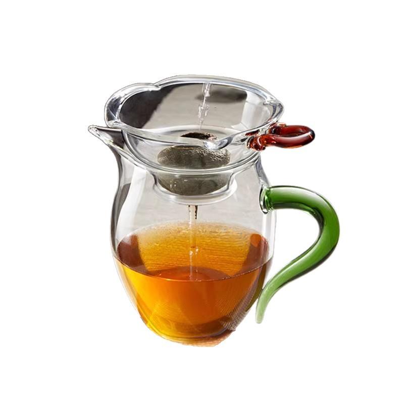 Japanese-style High Borosilicate Glass Fair Cup Transparent Heat Resistant Tea Tea Dispenser Large Kung Fu Tea Set Tea Water Separation