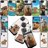 Lovely Capybara Silicone Cover for Samsung Galaxy A36 A55 A26 A05 A06 A14 A50 A51 A53 A54 A12 A13 A23 A35 Coque Phone Case