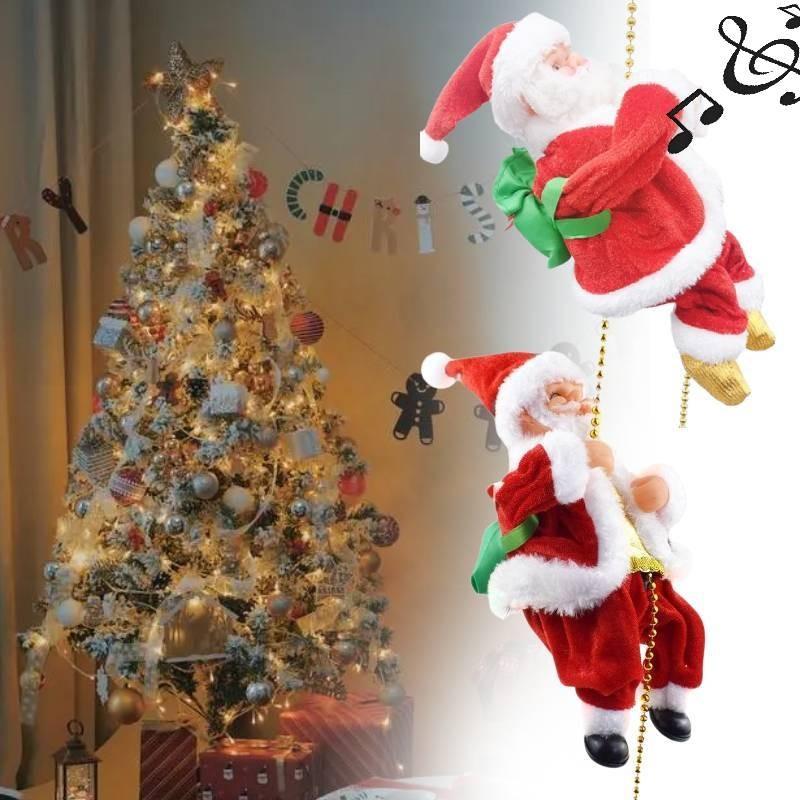 Adorable Electric Christmas Santa Plush Toy With Unique Crawling Features And Vibrant Colors For Holiday Decorations