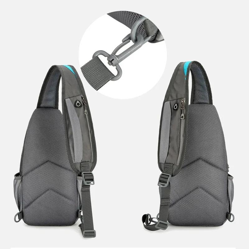 Men'S Leisure Outdoor Hiking Bike Shoulder Bag, Waterproof Sports Crossbody Bag, Travel Backpack, Men'S Chest Bag, Shoulder Bag