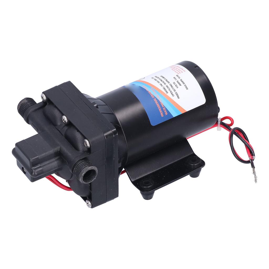 Membranpumpe Minigröße DC Hochdruck 8 Liter Selbstansaugend Lade Wasserpumpe für Autowäsche Bewässerung(F42 103