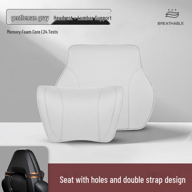 Zeekr 001 Headrest & Neck Pillow: Dedicated Car Seat Lumbar Support - Geek Car Accessory