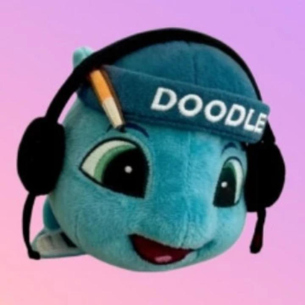 Doodle And Arkey Plīša Mīksta Pildīta