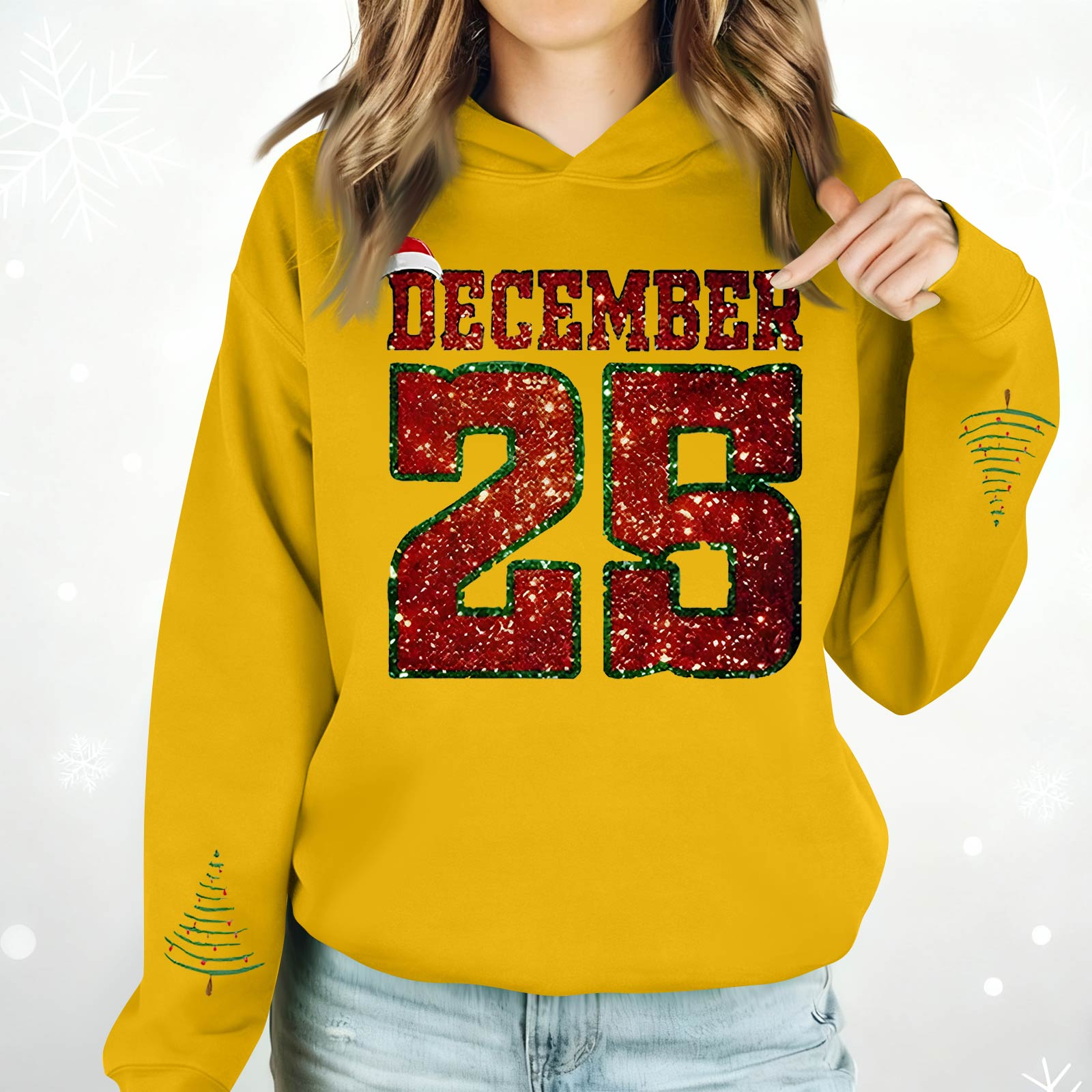 

Женская модная повседневная толстовка с длинным рукавом, принтом и круглым вырезом XL жёлтый