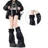 Womens Costume Buckle Faux Furs Warm Fuzzy Leg Warmers/Boot Sleeves/Boot Covers