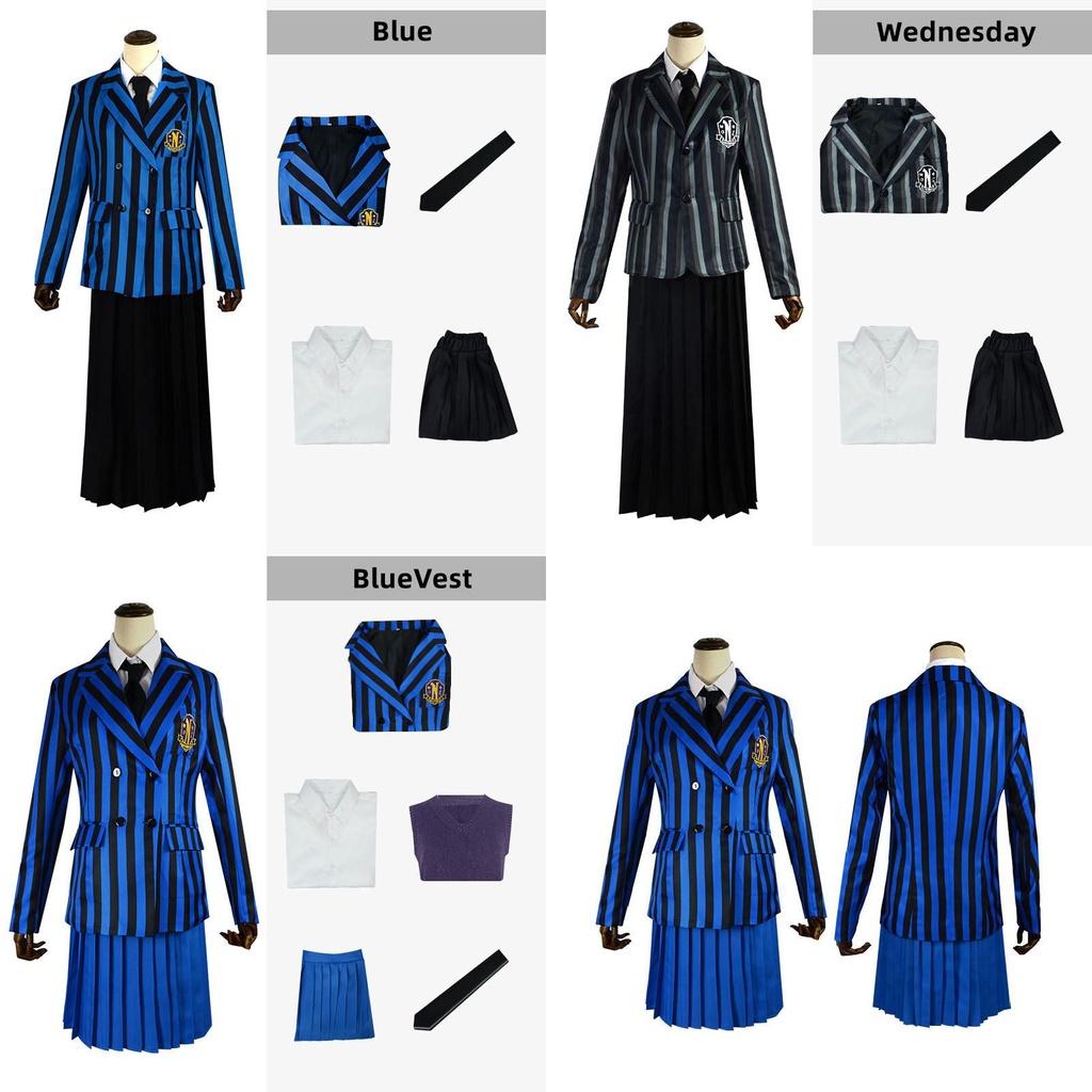 Wednesday Addams The Addams Family School Uniform Carnival Night Dress