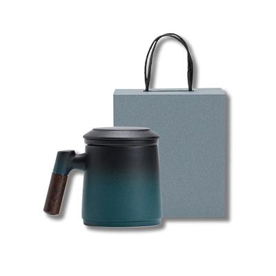 Chaxun Ceramic Filter Tea Mug with Lid