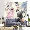 1pc Kawaii Neko Boys Wall Tapestry Polyester 2D Print Versatile Decor for Dorm Bedroom  Living Room Ideal for BL  Anime Fa
