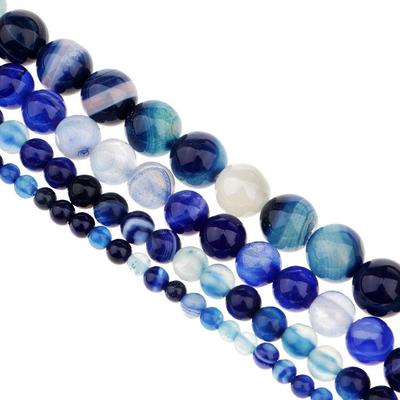 Perles de Gemme Profondes Non Finies Lâches 4mm-10mm
