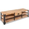 Vidaxl Acacia Wood TV Cabinet, 140X40X45 Cm