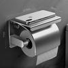 Drill-Free 304 Stainless Steel Wall-Mounted Toilet Paper Holder