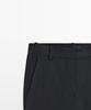 Masimodutti Straight Fit Linen Blend Pants
