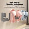 Slipper Hanger Hook No Punching Slipper Holder Hangable Shoe Rack Hook Slipper Display Drying Rack For Dryer Shoe Hangable