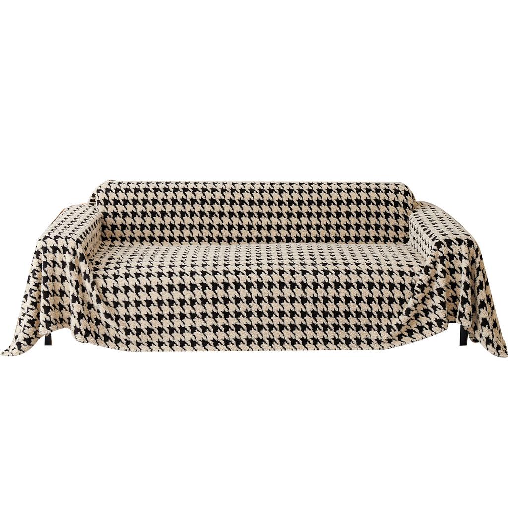 Affordable Luxury Style Plush Sofa Full Cover Cloth Non-Slip Universal Universal Sofa Cover Simple Style Sofa Towel High Sense