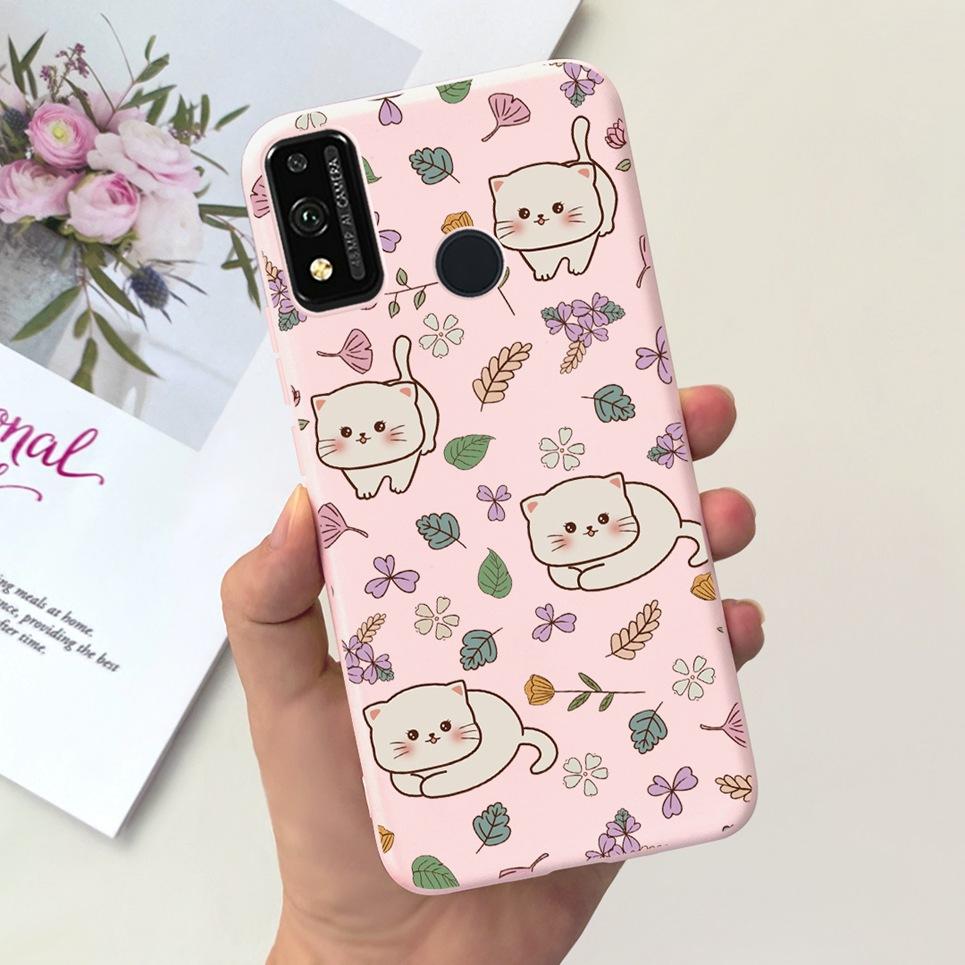 Soft Silicone Cases For Huawei Honor 9X lite Case JSN-L21 JSN-L22 JSN-L23 Coque Fundas Luxury Design Pattern Soft Silicone Etui