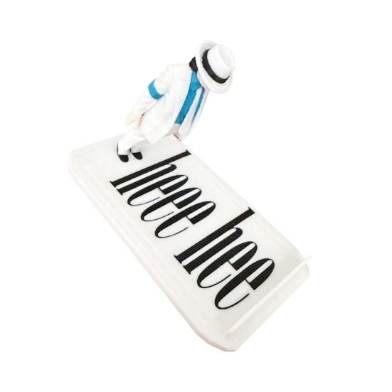 3D Printed Cell Phone Stand for Desk, Funny Mobile Phone Holder, Creative Phone Stand, Portable Universal Phone Support for Home Office