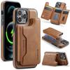 MAGKING K3 Series For iPhone 12 Pro Max Case Compatible with MagSafe Wallet PC+TPU+PU Phone Cover