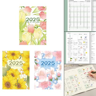 2026 Planner Notebook Portable Gift Schedule Notebook Year Monthly Daily Planner Academic Planner for Studio Business, Office