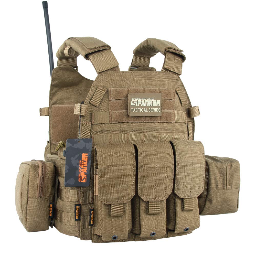 

ELITE JPC Nylon Multicam Plate Carrier Vest Multicam Tactical Airsoft Pouch Plate Carrier [EXCELLENT SPANKER] - Lightweight, Vest, Armor, Included,