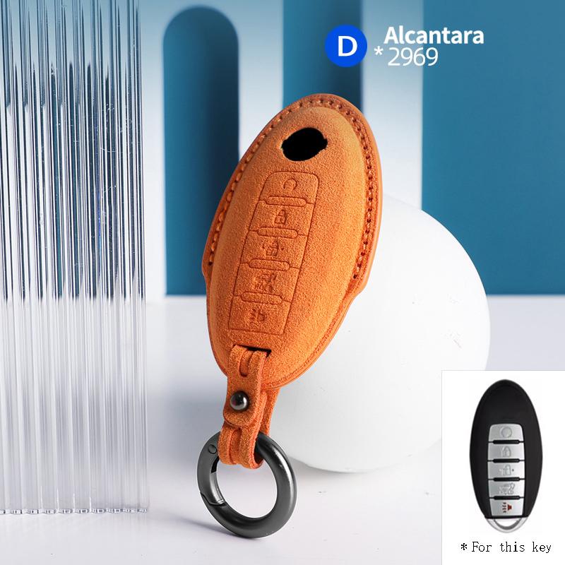 Interior Mouldings 5 Button Car Key Case Cover Shell For Nissan Patrol Y62 Altima Maxima Remote Keychain Accessories