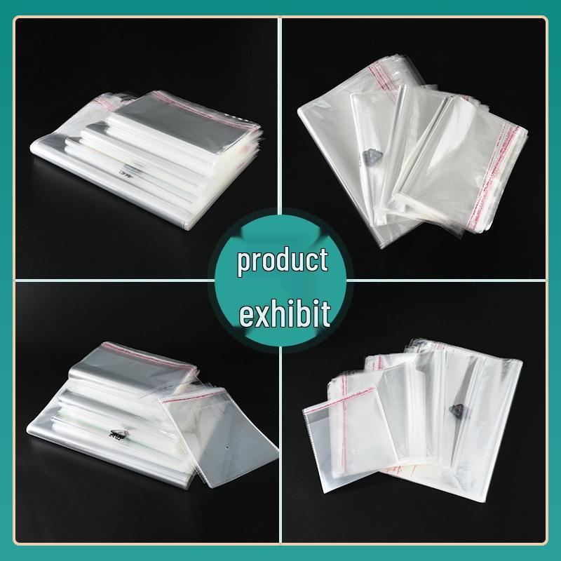 Large Transparent Self-Adhesive OPP Bag for Clothing, Breathable, Flat Packaging