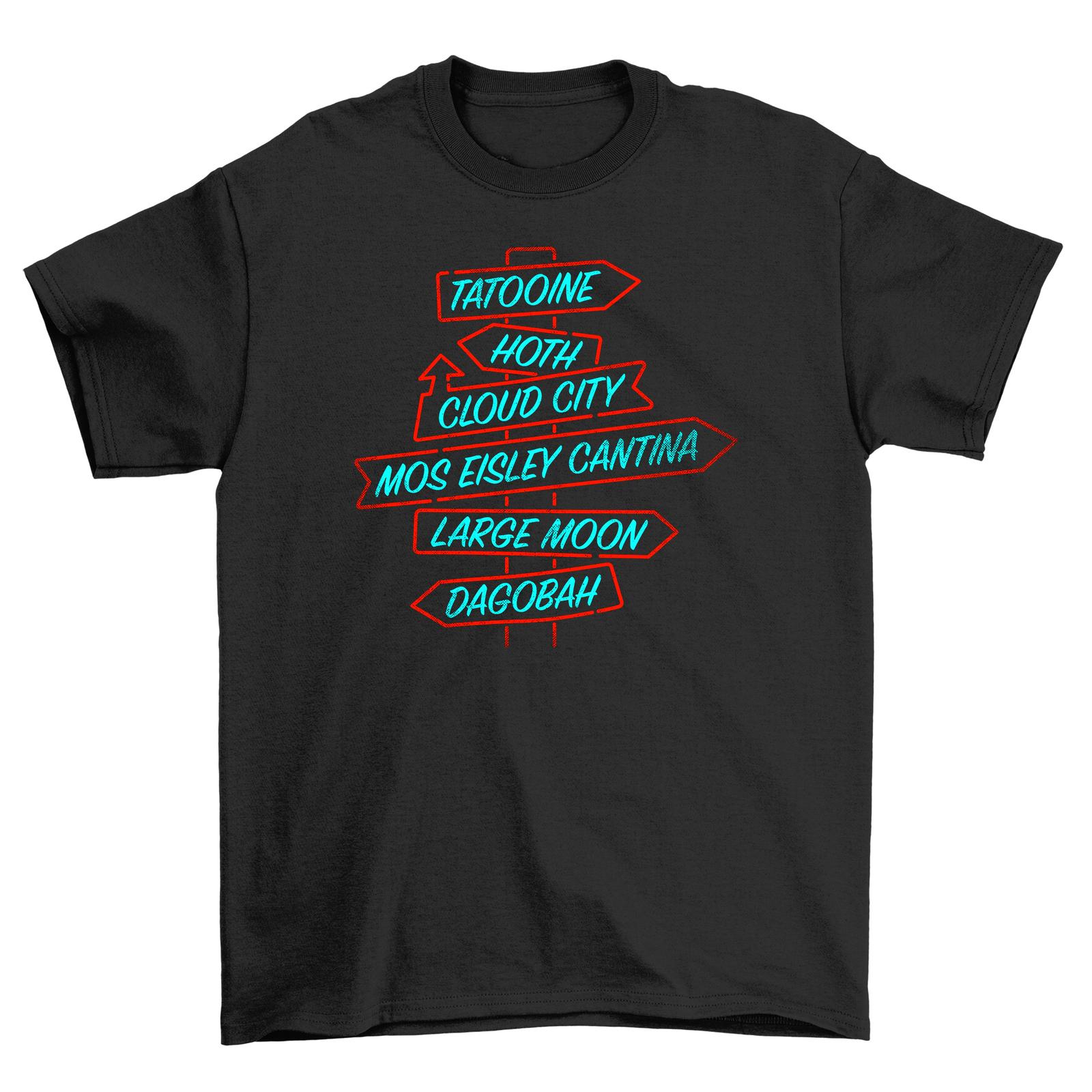 

Star Sign Post T-Shirt Mens Womens Tees Top - Map Your Destiny with Humor! Funny T-Shirt Mens Womens Tees Top, Unisex Prin XL