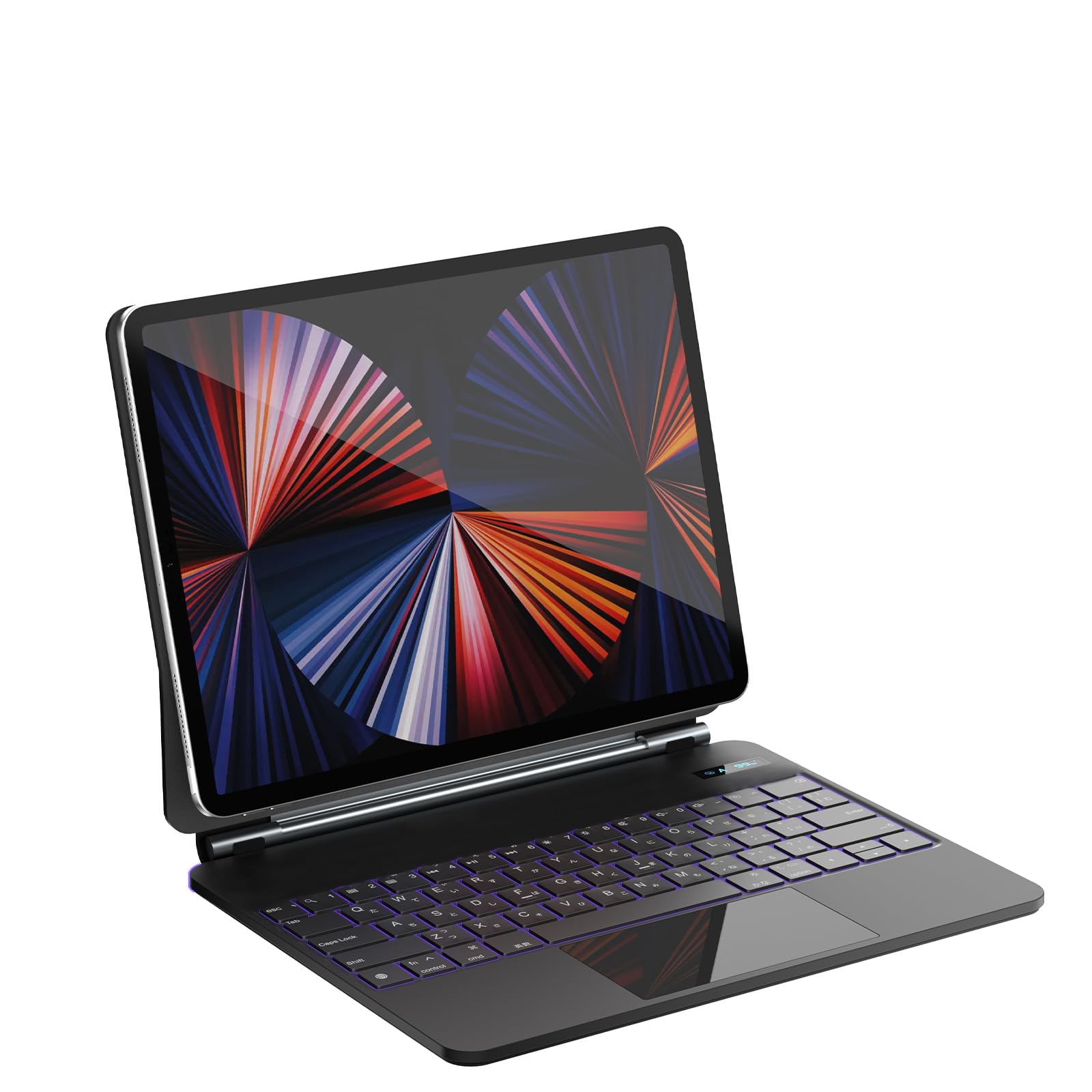 

Чехол-клавиатура SUKEBON Magic для iPad, совместимый с iPad Air 7, iPad Air 6, iPad Pro (поколение), iPad Air, Японские технические стандарты, Магнитный, Аккумулятор чёрный