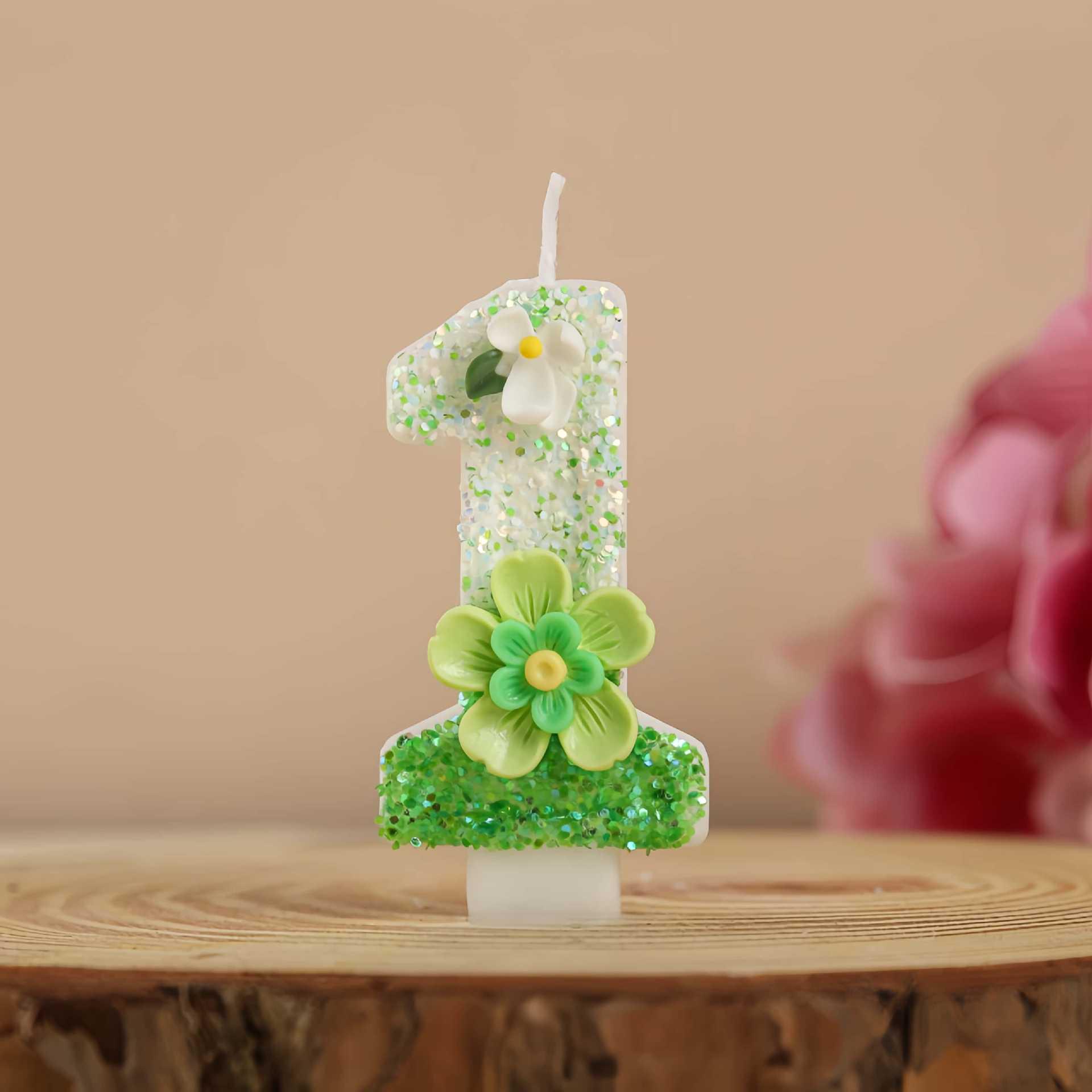 Creative Digital Candle Cake Decorations for Birthdays