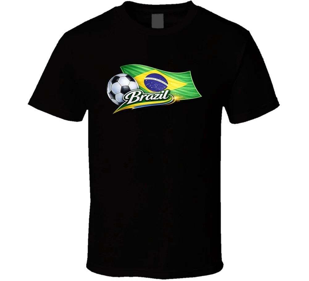 Brazil World Cup Soccer Fan T Shirt L