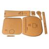 Xsdjasd 1 Set Leather Tool DIY Leather DIY Handmade Craft Craft Handbag Sewing Kit, Template, Template, Pattern, 21x19x6.5cm