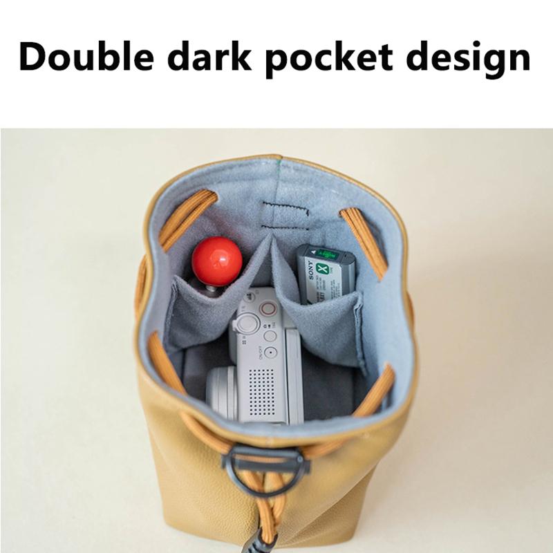 Camera Bag For Canon Nikon Sony Fuji Pentax Travel Lens Bag Waterproof Camera Bag Protective For Dslr Iphone 15 Airpod Pro Pouch