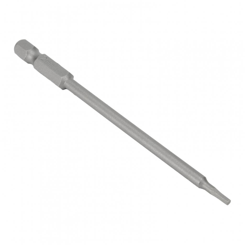Alloy Steel Screwdriver Bits Silver 4pcs 1 4 Hex Shank Magnetic Head