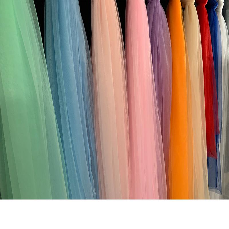 High-Density Swiss Gauze Wedding Decoration: Chair Backs, Curtains, Ceiling & Table Decor