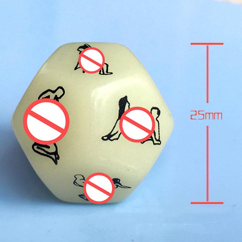 Jucărie Sex Dice 12 Side Erotic Craps Sex Dice Letter Dice Jocuri de zaruri Sexy Romance 16Z