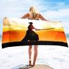 Japanese Samurai Beach Towel Super Soft Water Absorbent Bath Towels Mens Light Bath Towels Water Absorpt Swim Bath Towels