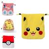Pokmon Insulated Fur Drawstring Pouch For Travel Storage And Gift Packaging