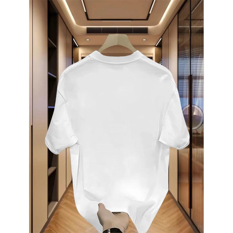 Lässiges einfarbiges Kurzarmshirt, vielseitig und langlebig, für Wochenendbesorgungen