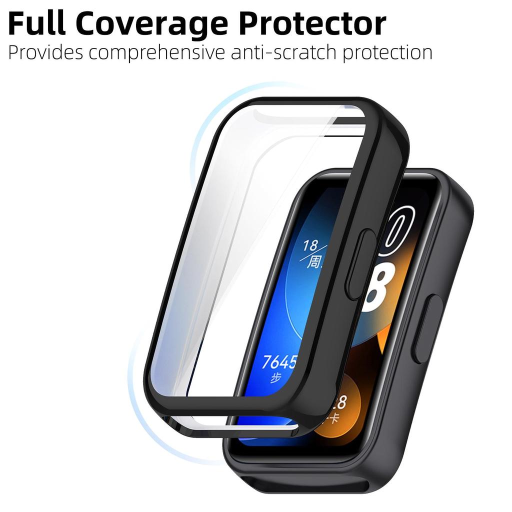 Watch Case for Huawei Band 10 9 8 Full Coverage Screen Protector TPU Soft Protective Bumper Huawei Band10/9/8 Cover Accessories