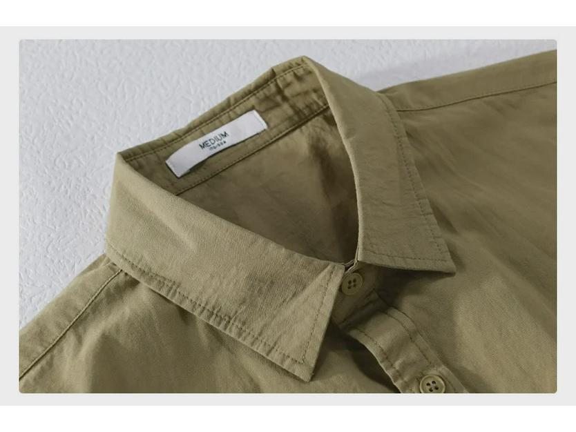 Men's Summer Casual Short-Sleeve Loose-Fit Shirt: Trendy, All-Match, Fresh Workwear