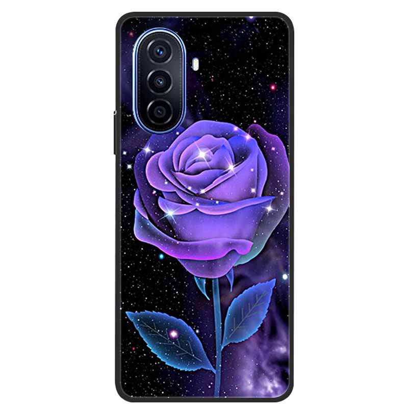 For Huawei Nova Y70 Plus Case Wolf Black Silicone Soft Phone Case For Huawei Nova Y70 Back Cover Case NovaY70 Y 70 Funda Coque