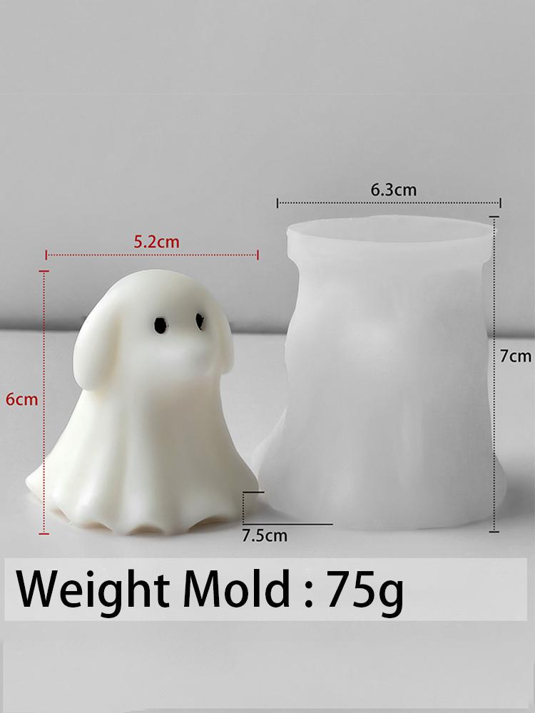 

DIY 3D Жуткий Кот Собака Силиконовая Форма для Свечей Милая Серия Хэллоуинских Призраков Ароматическая Свеча Гипсовая Бетонная Форма Ремесленные Украшения