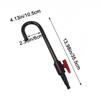 UPVC Aquarium Water Inlet Outlet Tube Hook Design Water Filling Aquarium Change Water Pipe Hanging Type Fish Tank Bend Tube
